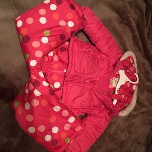 OshKosh B’gosh pink toddler snow suit